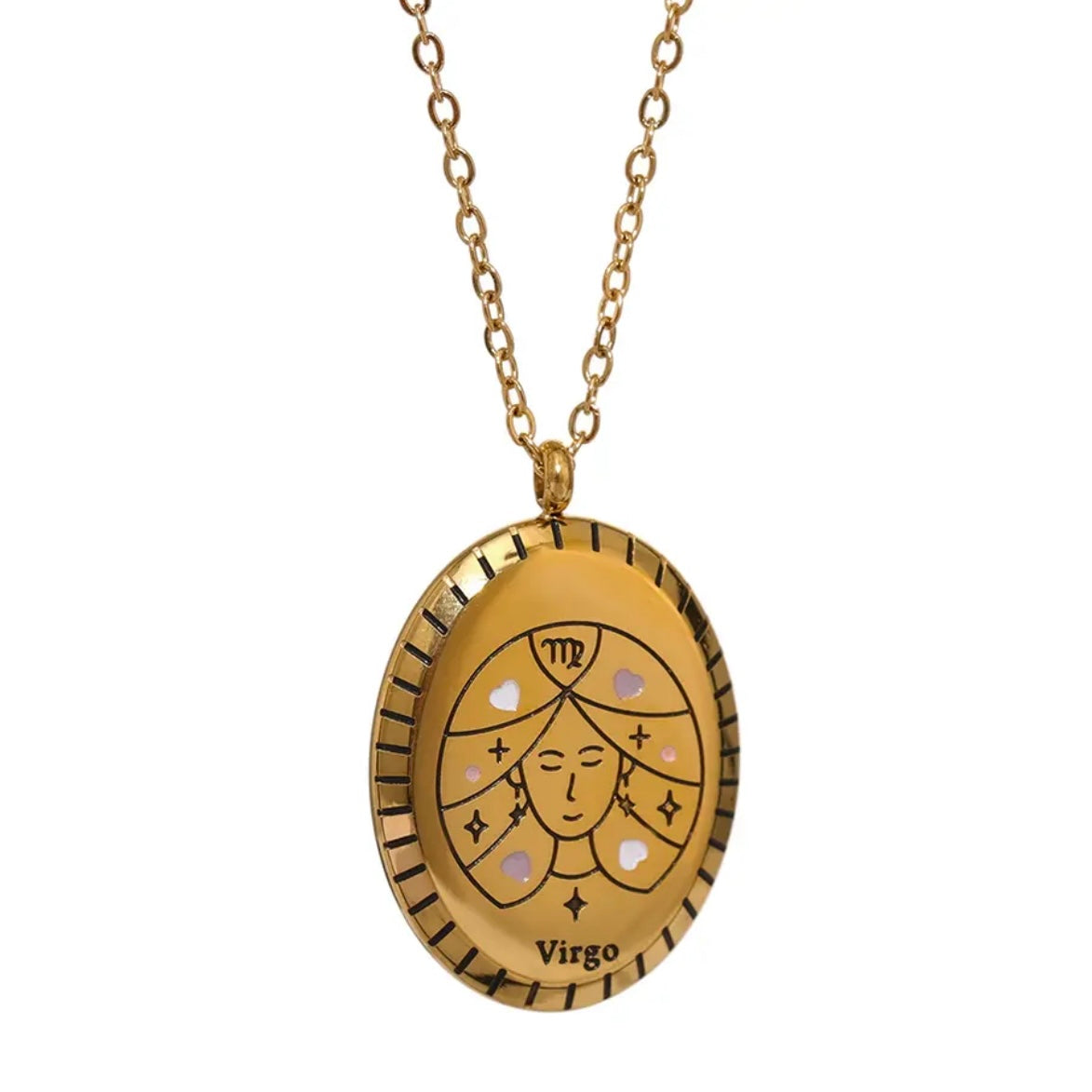 Enamel Zodiac Necklace