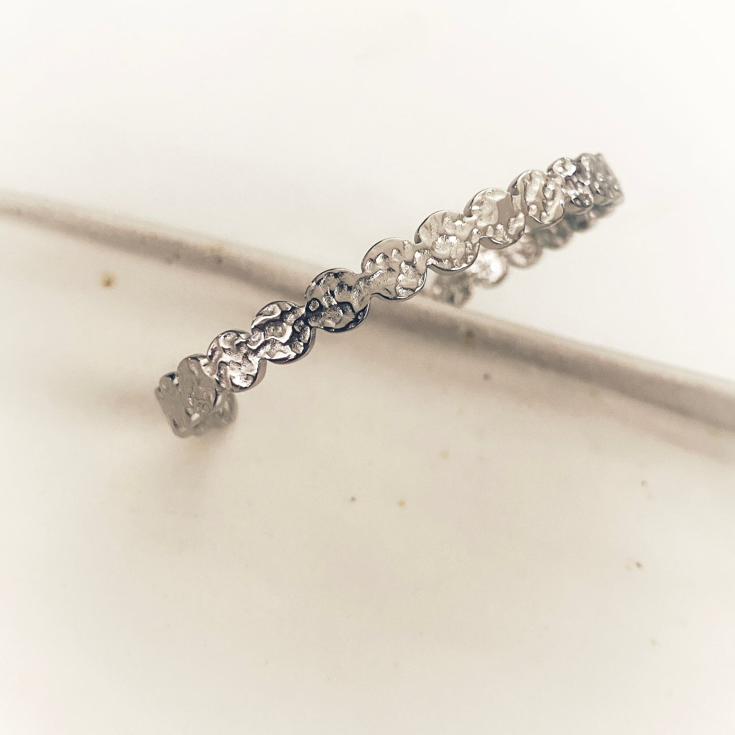 Alea Hammered Cuff Bangle