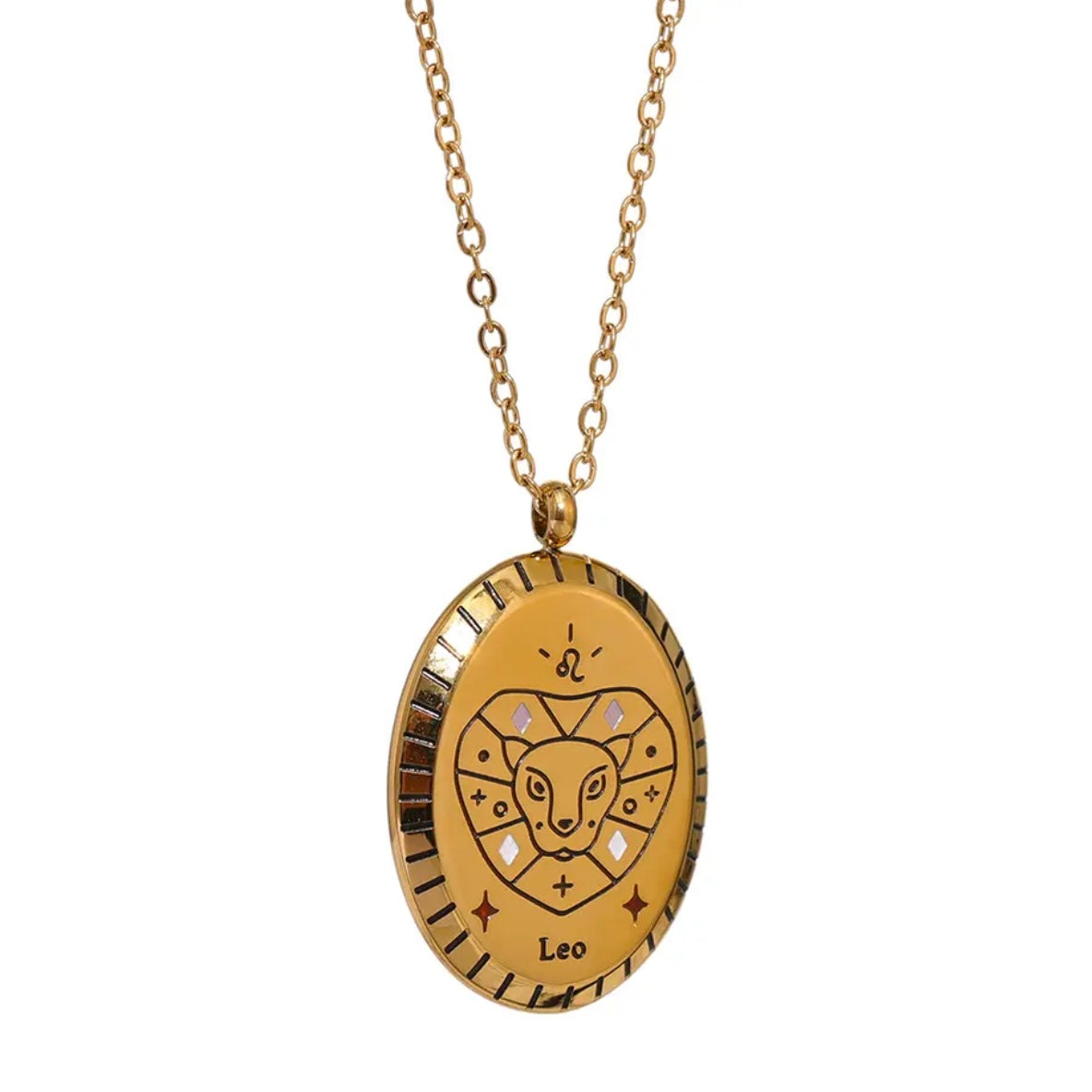 Enamel Zodiac Necklace