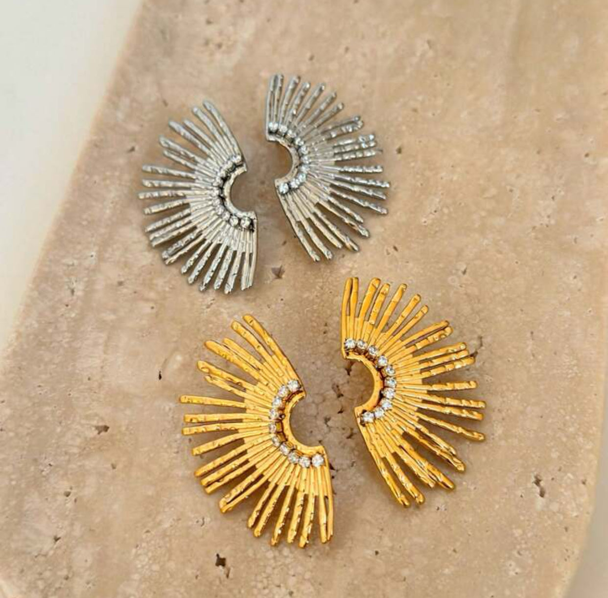 Sunburst Stud Earrings