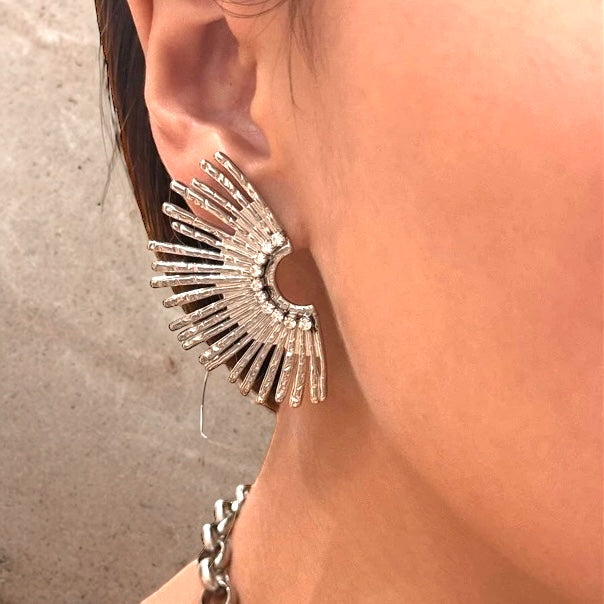 Sunburst Stud Earrings