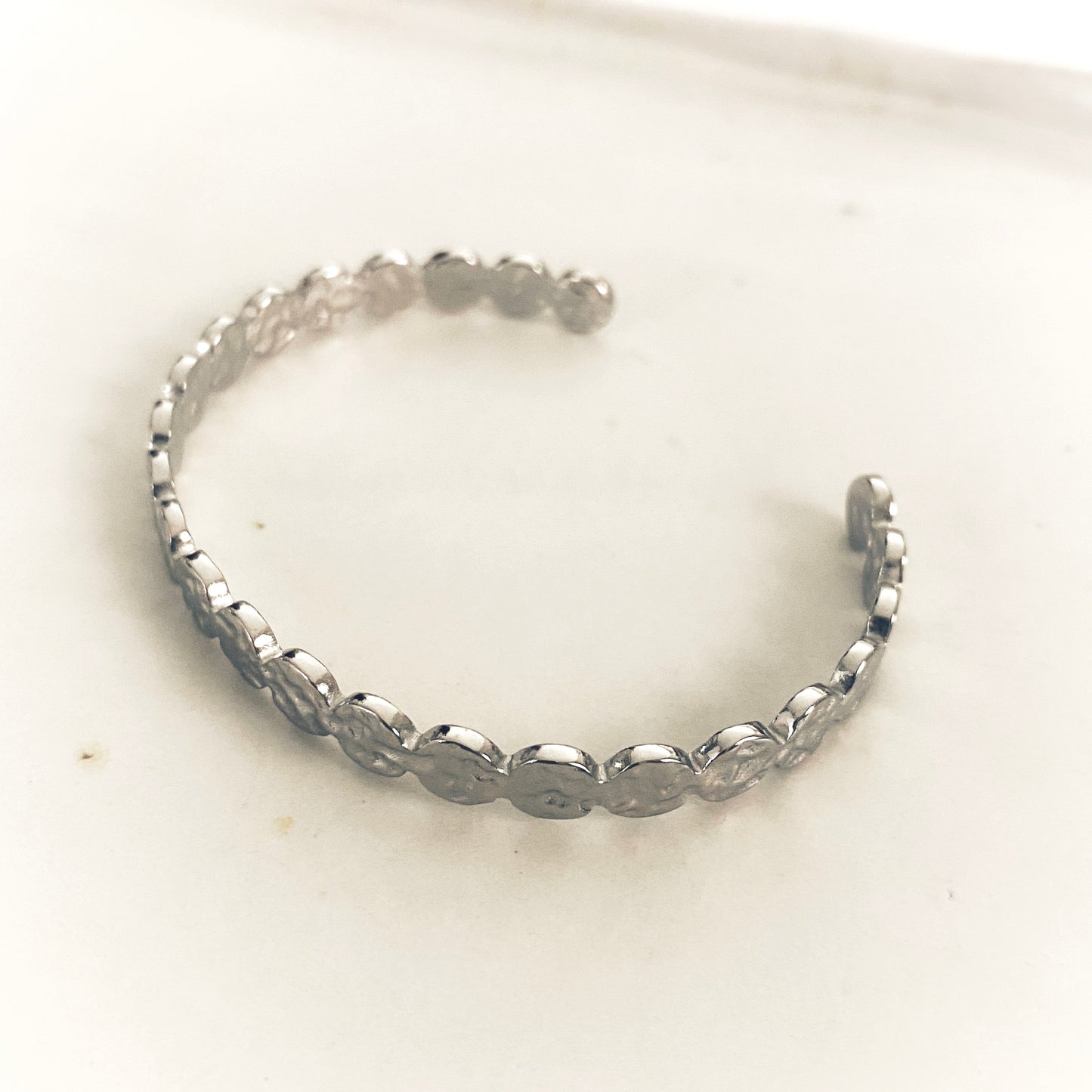 Alea Hammered Cuff Bangle