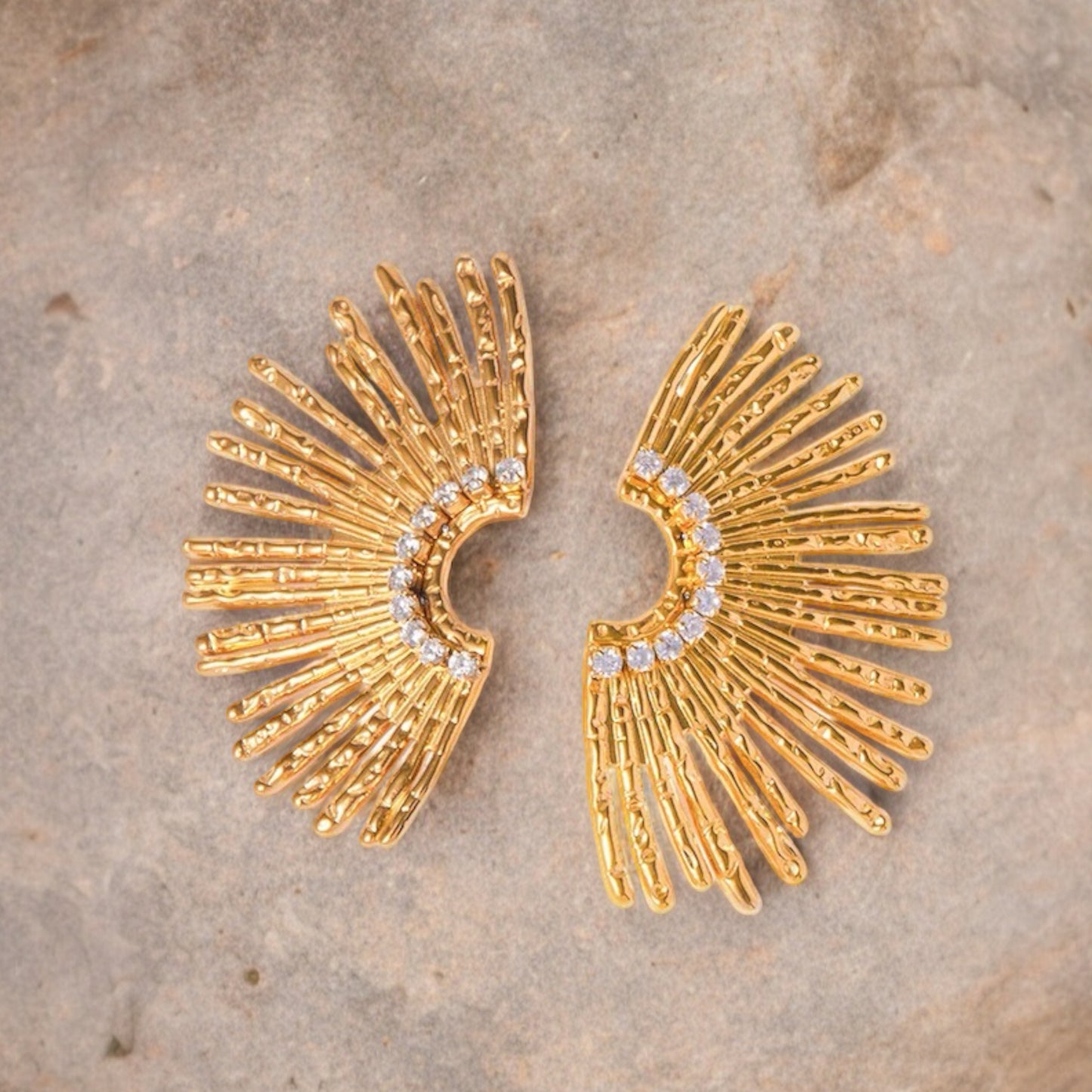 Sunburst Stud Earrings
